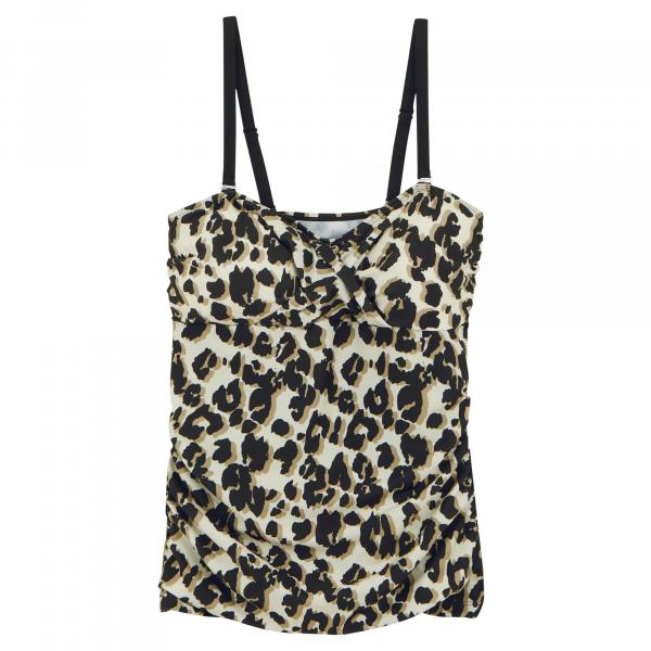 Top Tankini Z Nadrukiem Leoparda Dla Kobiet Aceana III
