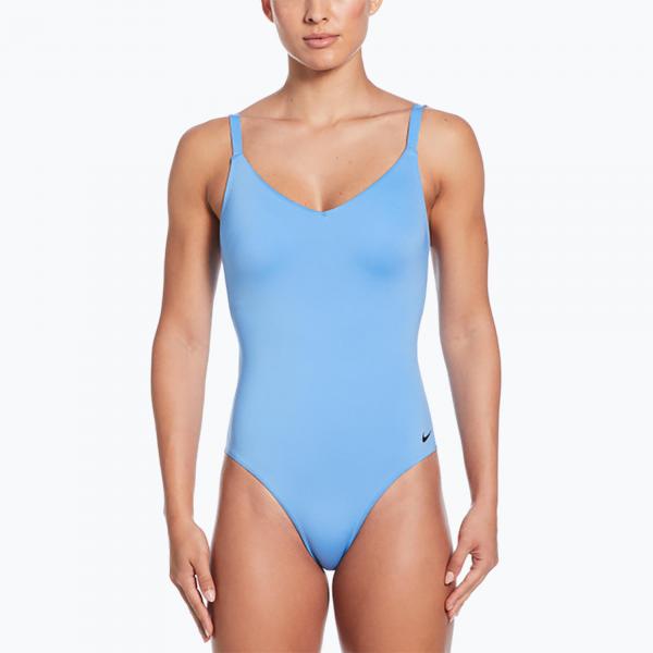 Strój pływacki jednoczęściowy damski Nike Essential V-Neck