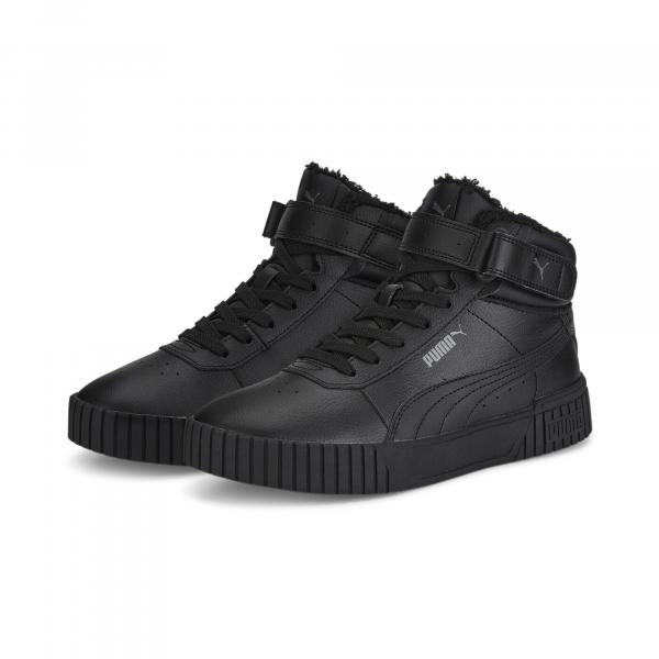 Damskie sneakersy Carina 2.0 Mid Winter PUMA Black Dark Shadow Gray