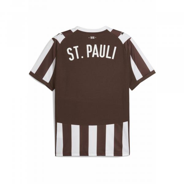 Męska koszulka domowa FC St. Pauli 25/26 PUMA Espresso Brown White
