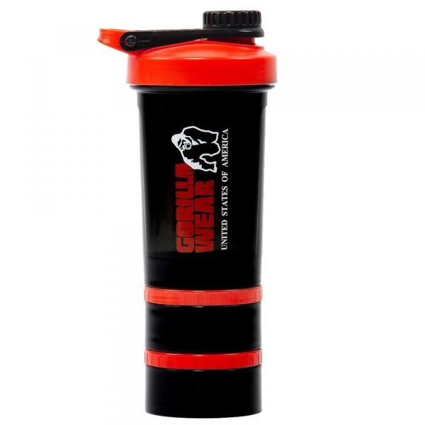 Shaker Gorilla Wear 2 GO z pojemnikami na odżywki 500 ml