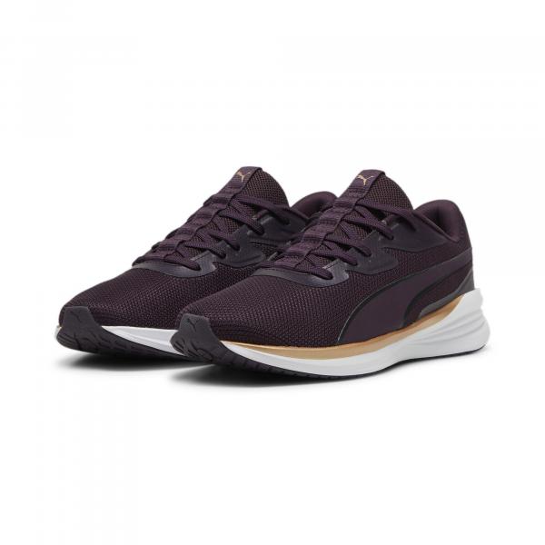 Buty do biegania Night Runner V3 PUMA Midnight Plum Gold Purple