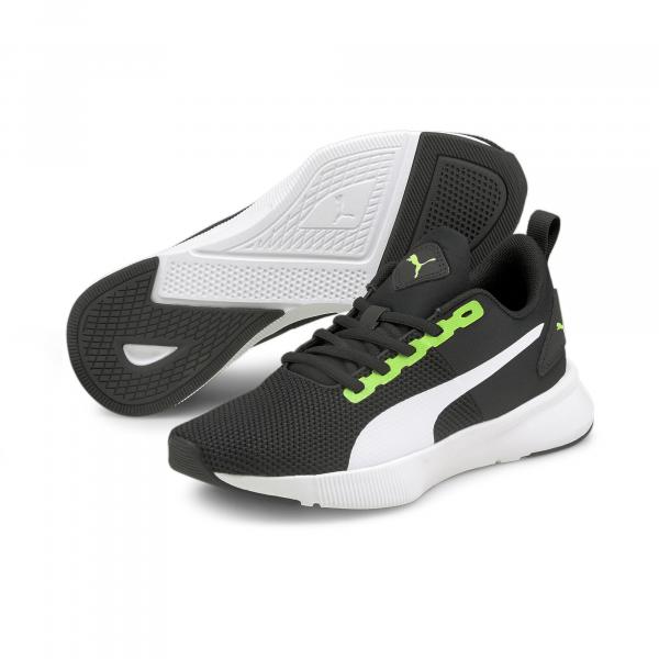 Młodzieżowe buty Flyer Runner PUMA Green Flash White Black