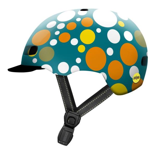 Kask rowerowy Street MIPS, połysk, POLKA FACE