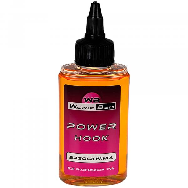 Liquid Booster Warmuz Baits Brzoskwinia Power Hook 90Ml