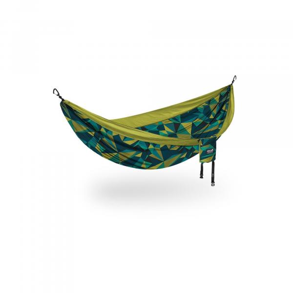 Hamak turystyczny ENO DoubleNest Print Hammock - boulder/melon