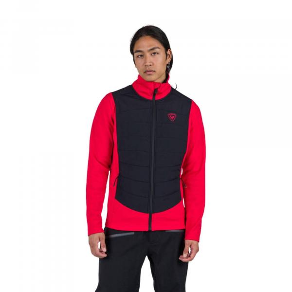Bluza Rossignol męska Classique Hybrid Clim FZ czerwona