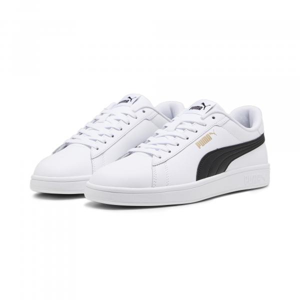 Sneakersy Smash 3.0 L PUMA White Black Gold