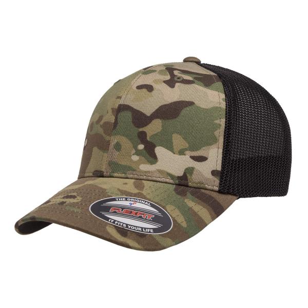 Czapka Z Daszkiem Camo Mesh Trucker Cap