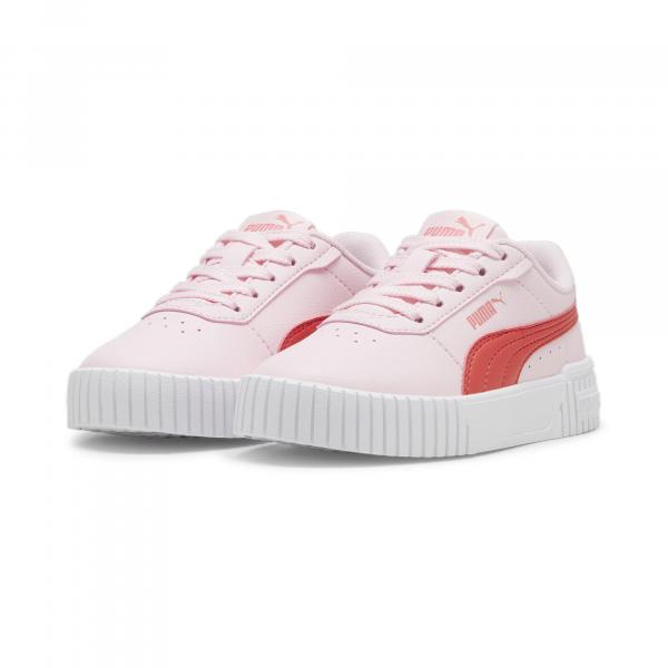 Dziecięce sneakersy Carina 2.0 PUMA Whisp Of Pink Active Red White