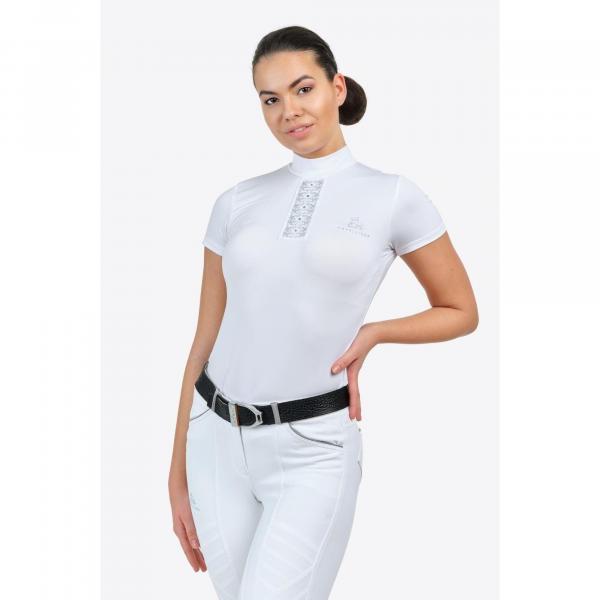 Koszulka jeździecka damska Silver Pop
