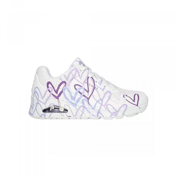 Tenisówki Skechers Model Uno-spread The Love Kolor Biały