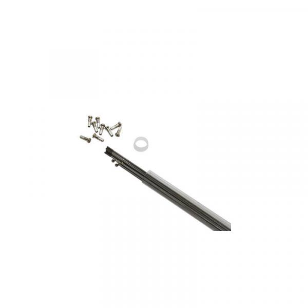 Rura 10-ramienna ze stali nierdzewnej z głowicą kolankową i nakrętką P2R 274 mm