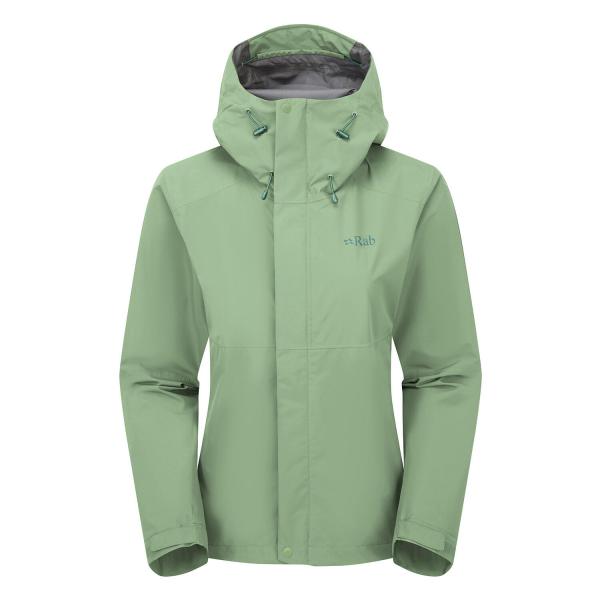 Kurtka przeciwdeszczowa damska Rab Women's Downpour Jacket z kapturem