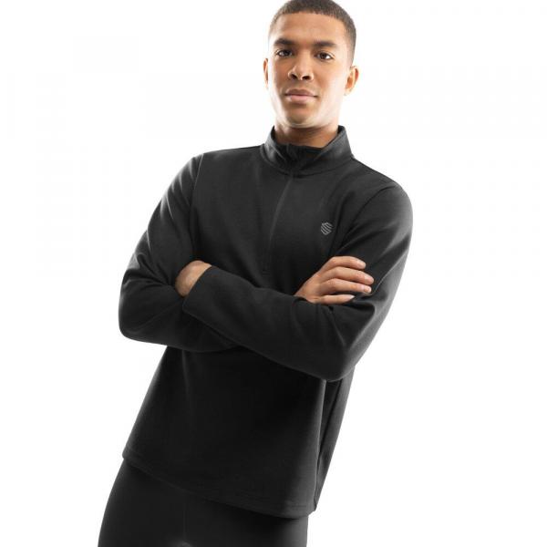 Męska bluza treningowa z suwakiem pod szyją Fitness Siroko Inter