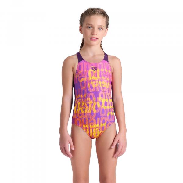 Strój Kąpielowy Dziewczęcy Multi Colours Swimsuit V Back