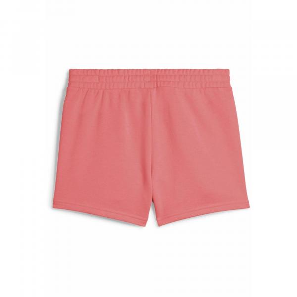 Damskie szorty z małym logo No. 1 ESS 4'' PUMA Peach Frost Red