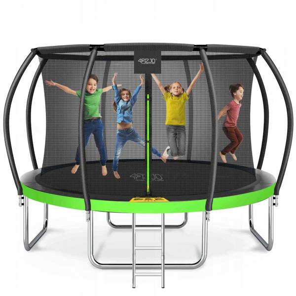 Trampolina ogrodowa dla dzieci 4FIZJO 435cm 14ft