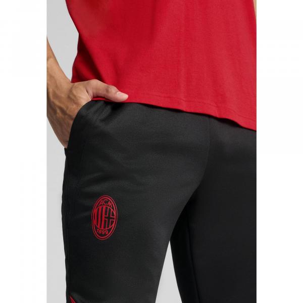 Męskie spodnie AC Milan ftblNRGY+ PUMA Black For All Time Red
