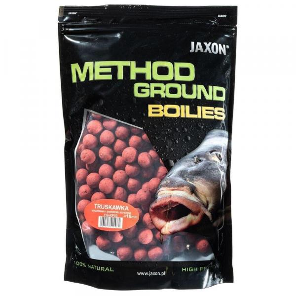 Kulki proteinowe Jaxon Method Ground Truskawka 16mm 1kg