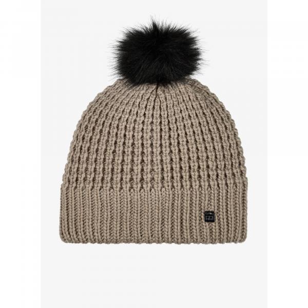 Czapka zimowa damska Helly Hansen Snowfall Beanie - mellow grey/cream