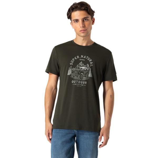 Koszulka męska z merino Super.Natural Men's Landi Tee z krótkim rękawem