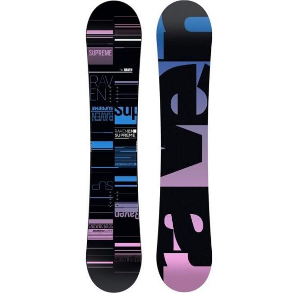 Deska snowboardowa Raven Supreme Black