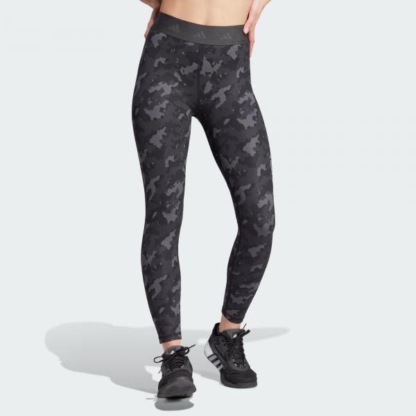 Legginsy treningowe Adidas Techfit Camo 7/8