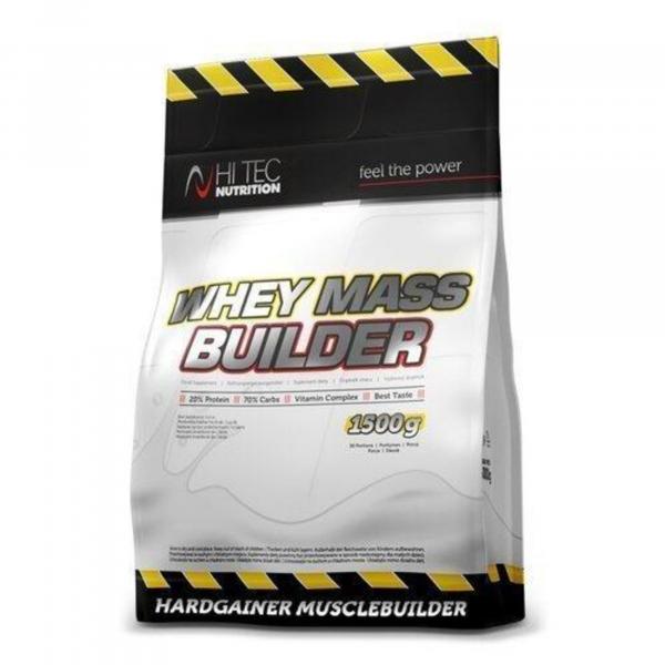 HI TEC Whey Mass Builder 1500g Truskawka