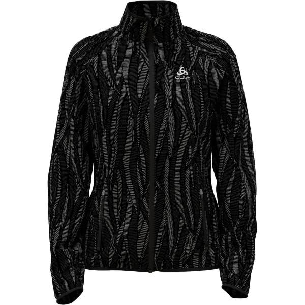 Kurtka do biegania damska Odlo Jacket ESSENTIAL LIGHT PRINT