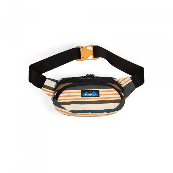 Torebka biodrowa Kavu Canvas Spectator - kelp stripe