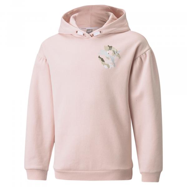 Bluza dla dzieci Puma Alpha Hoodie FL jasnoróżowa