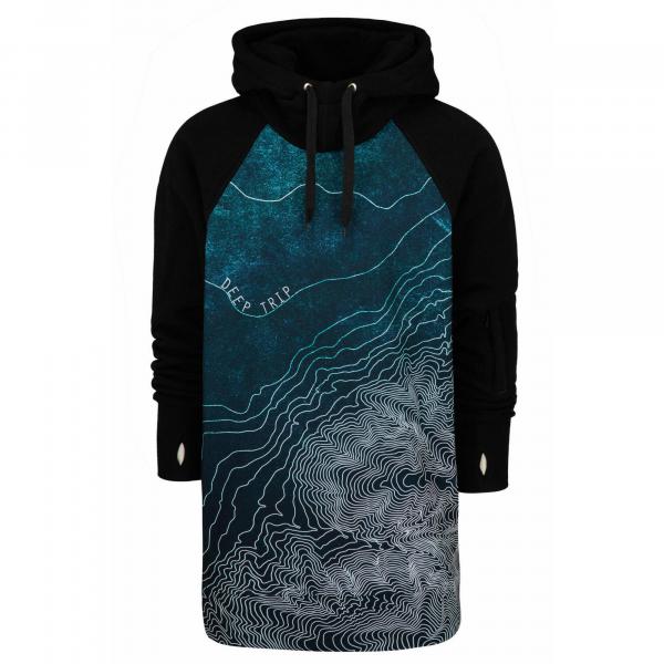 Bluza outdoorowa z kapturem męska DEEP TRIP Ramen softshell