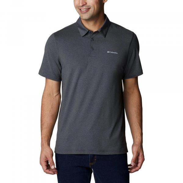 T-shirt męski Columbia Tech Trail z kołnierzem