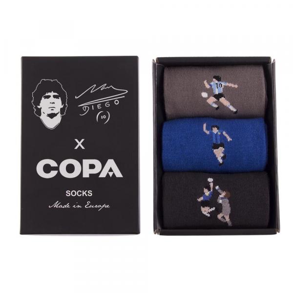 Zestaw skarpetek - Dorosły - Argentyna Maradona x COPA - Czarny