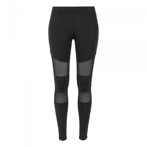 Legginsy Damskie Tkanina Techniczna Siatkowe