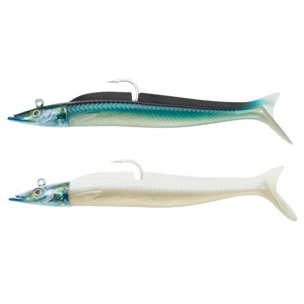 Zestaw miękkich przynęt shad Caperlan Eelo 200 48 g natural