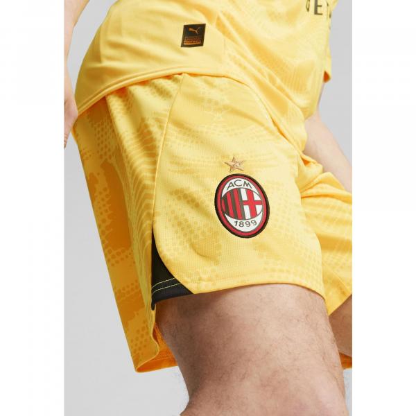 Męskie szorty bramkarskie AC Milan 24/25 PUMA Yellow Blaze Pelé