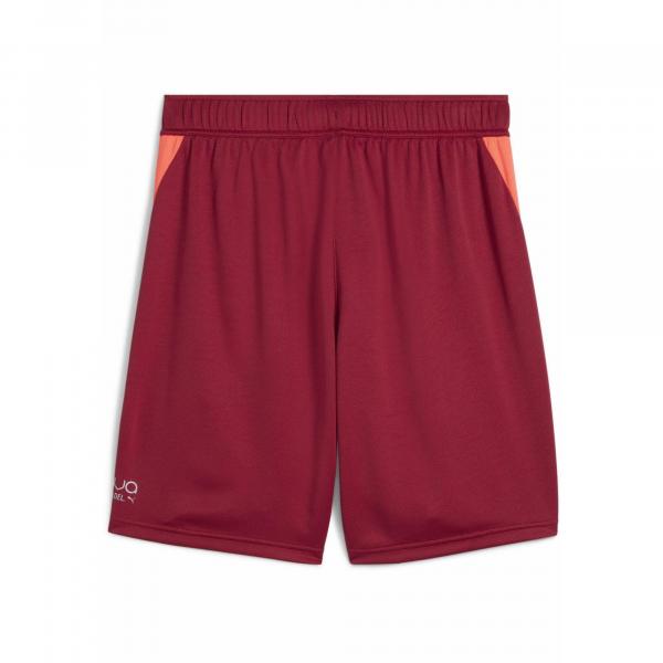 Męskie szorty treningowe do padla INDIVIDUAL PUMA Dark Crimson White Glowing Red
