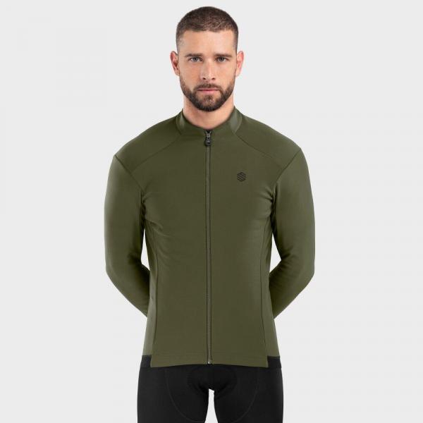 Mężczyzna Kolarstwo Męska kurtka rowerowa softshell J1 Khangai SIROKO Khaki