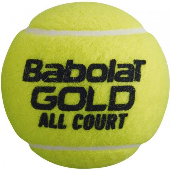 Piłki Tenisowe Gold All Court (zestaw 4 Sztuk)