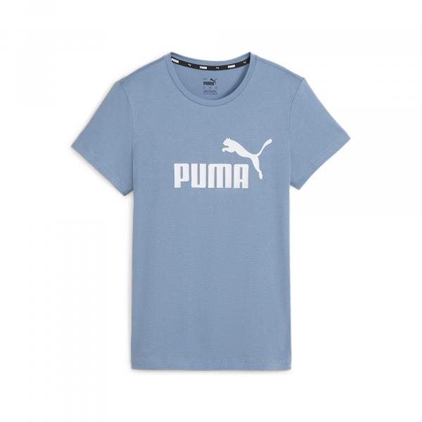 Damska koszulka z logo Essentials PUMA Zen Blue