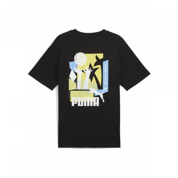 Męska koszulka sportowa Graphics Summer PUMA Black