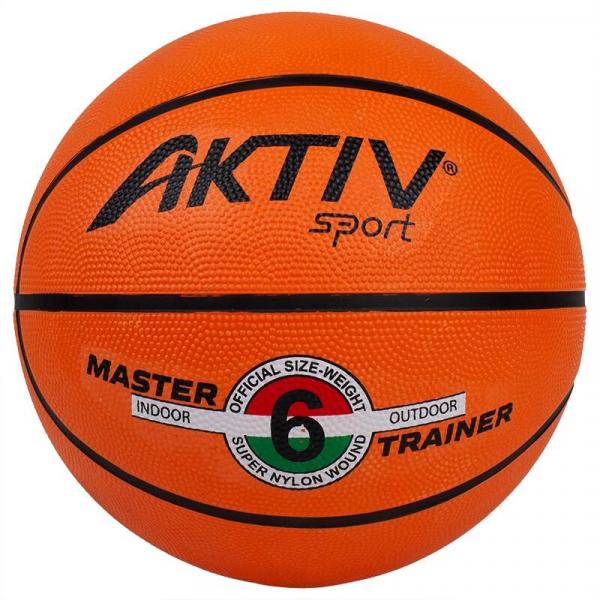 Piłka do koszykówki Aktivsport Master Trainer, gumowa, rozmiar 6