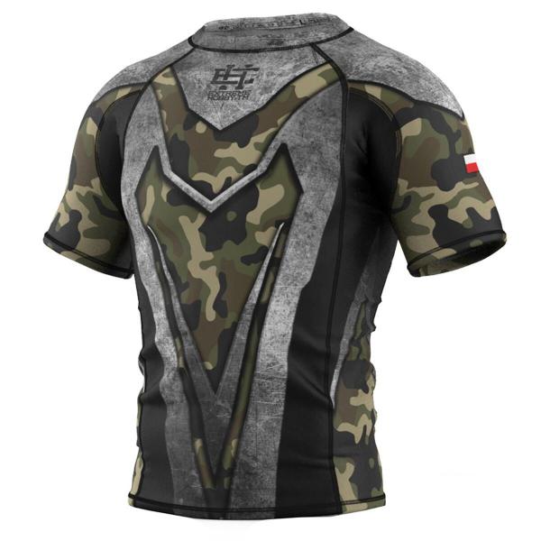 Koszulka Męska na siłownię rashguard MMA EXTREME HOBBY MILITARY