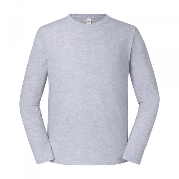 Męska Koszulka Z Długim Rękawem Iconic 195 Premium Heather