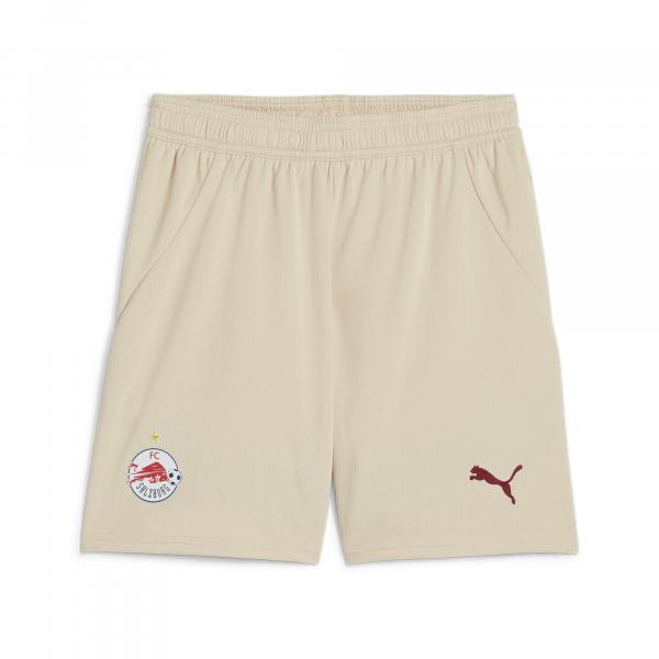 Młodzieżowe szorty FC Red Bull Salzburg 24/25 PUMA Granola Team Regal Red Beige