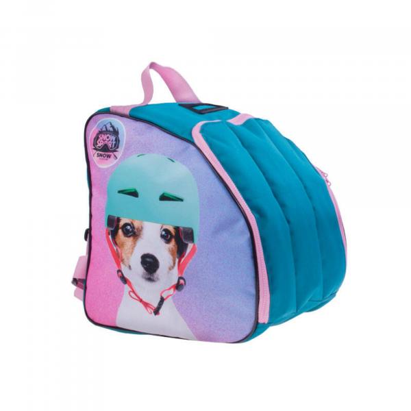 Pokrowiec na buty narciarskie dla dzieci Snowsport Boot Bag Dogs