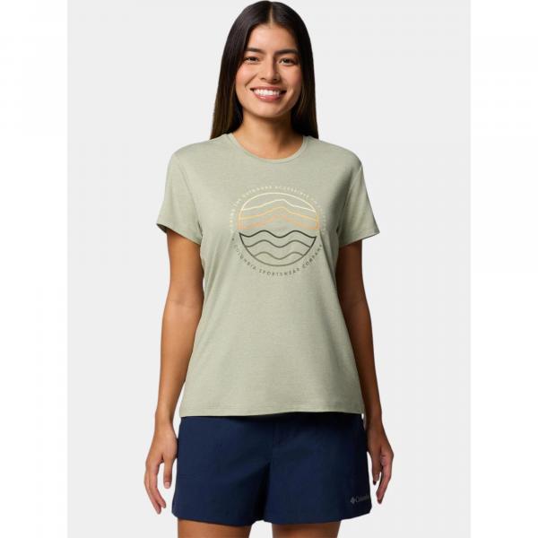 Koszulka szybkoschnąca damska Columbia Sloan Ridge Graphic SS Tee
