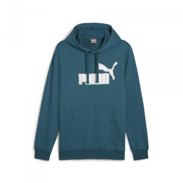 Męska bluza z kapturem PUMA SPORTS CLUB PUMA Cold Green